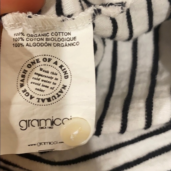 Gramicci stripe eyelet tulip shirt small - Picture 4 of 6